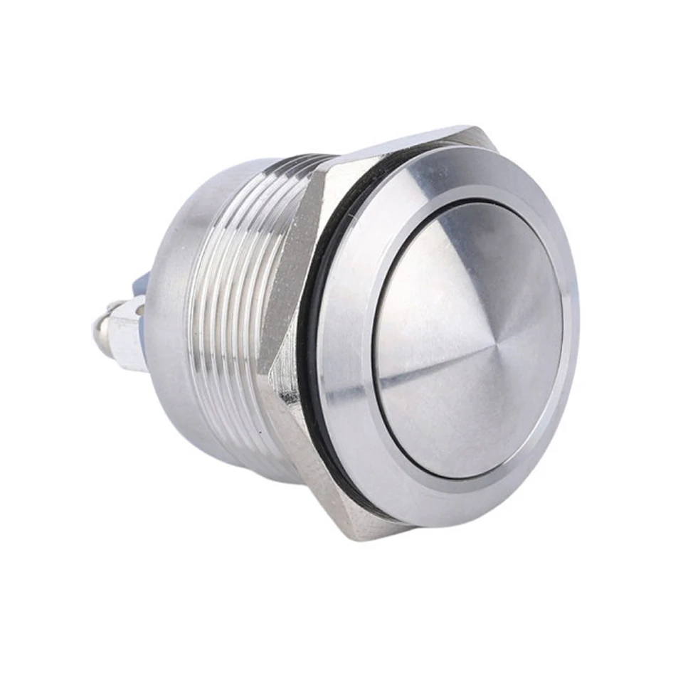 22mm Electronic Push Button Type Handle Snap Reed Plunger Slide Waterproof 220V Push Button Switch