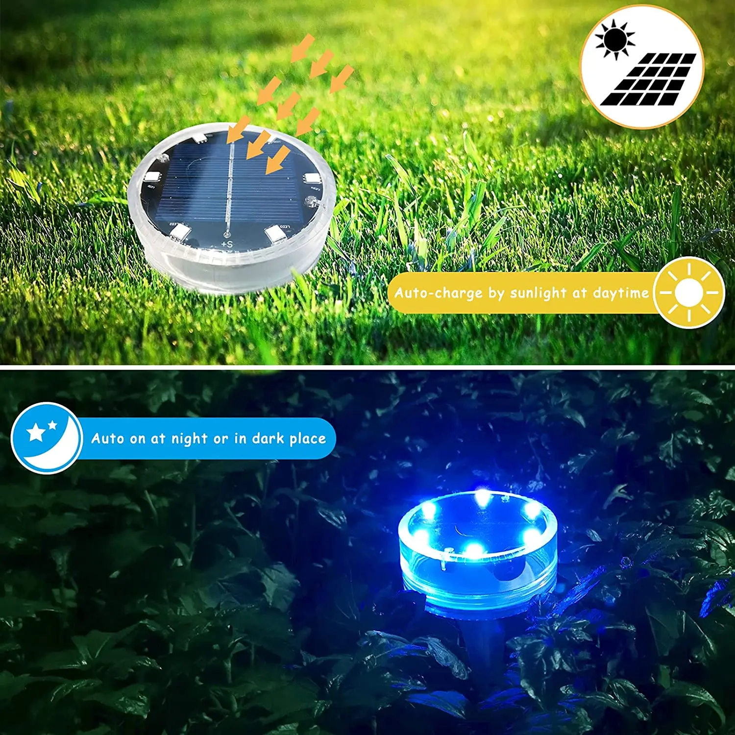 OEM wholesale hot seller Solar Submersible IP68 Pool Light with RF Remote for fountain pond party fishtank bathtub