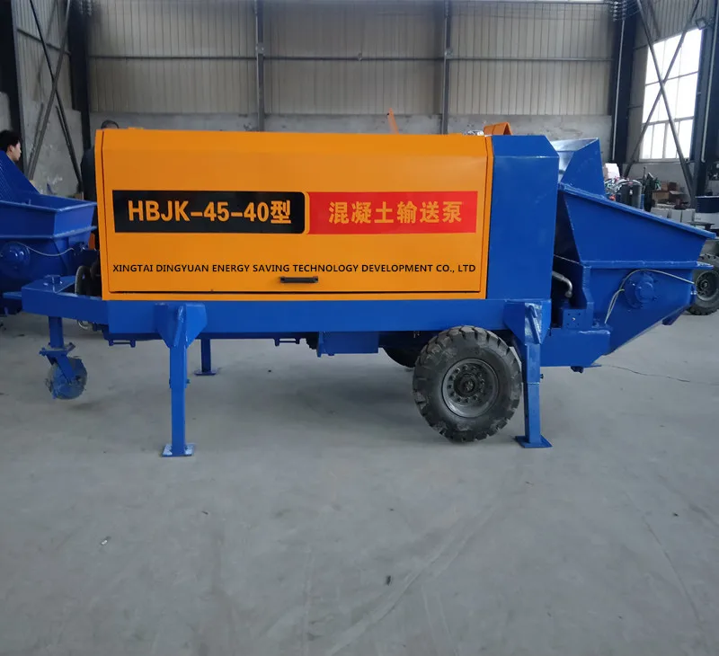 
Трейлер установленный бетононасосы, Прицепной насос для бетона 