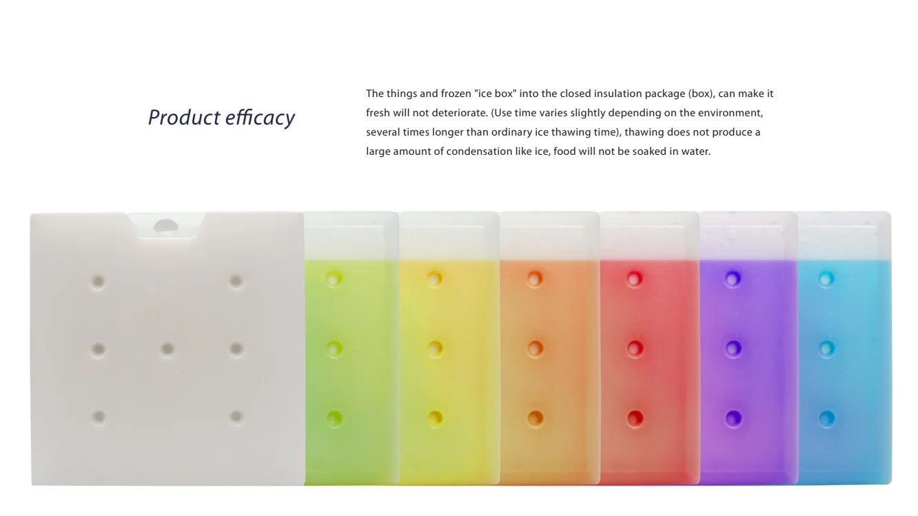 Csi Hdpe Nontoxic Long Lasting Cooler Ice Packs Camping Picnic Freezer