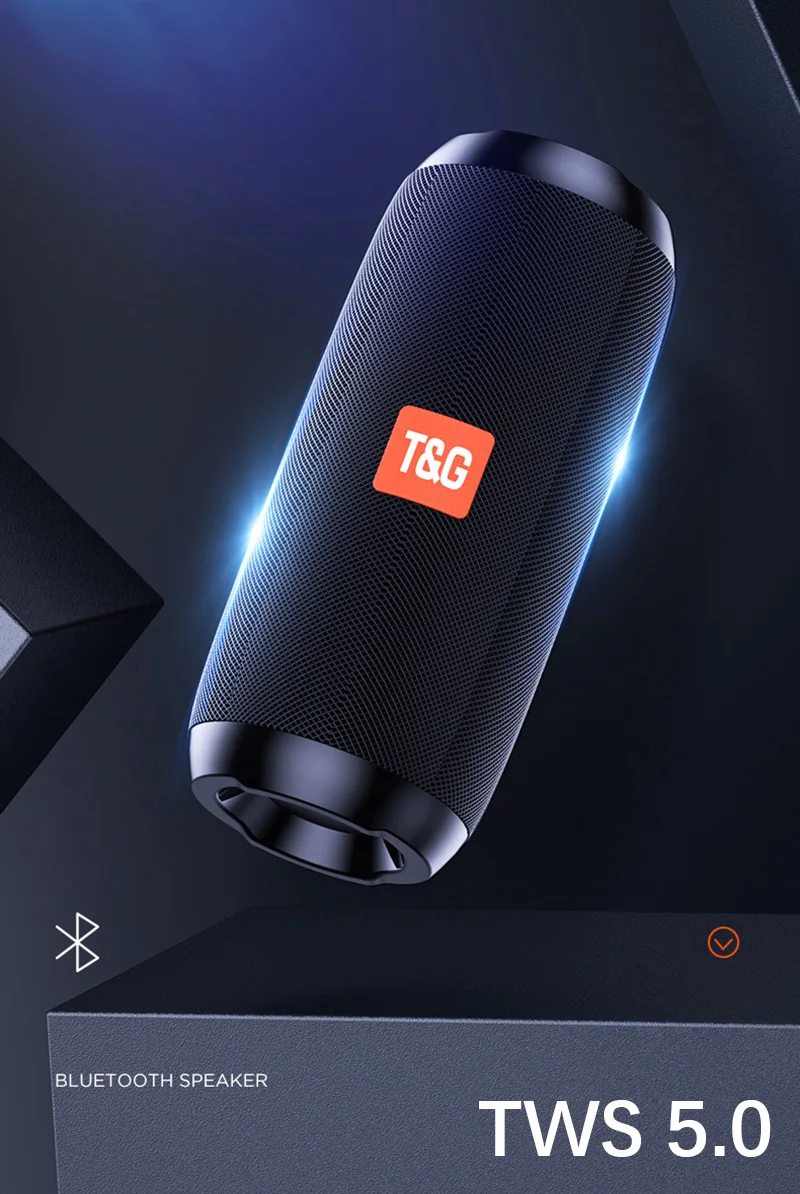 Portable Speaker TG117 Waterproof Blue tooth Speaker Outdoor Subwoofer Bass Wireless Speakers Loudspeaker FM TF - ANKUX Tech Co., Ltd