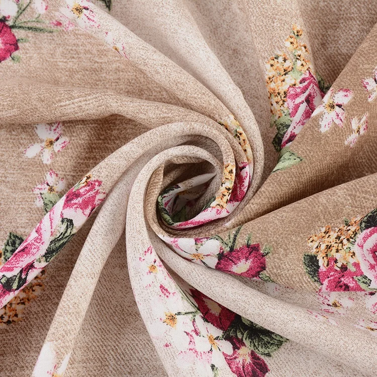 Горячая Распродажа, готовый цвет, опция, высокое качество, новый принт, 100% вискоза, вискоза, поплин с цветочным принтом, ткань для платья