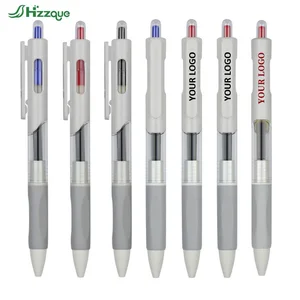 Customized Logo Promotional 1.0mm Writing Width Ballpoint Black Ink Cheap Plastic Business Stationery for Office Writing Gift