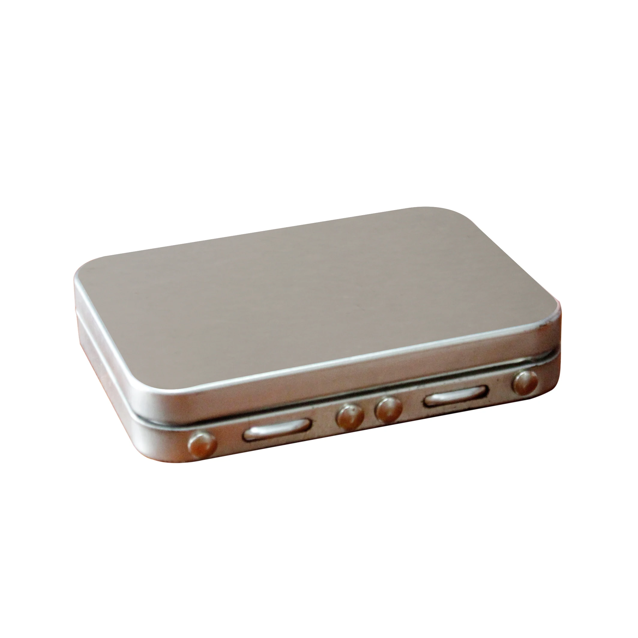 Wholesale Custom Mini Child Resistant Custom Tin Case Mini Metal Gift Tin Box