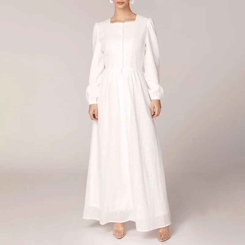 Aschulman Custom Latest Design Long Dresses for Muslim Women Muslim Dress for Women Maxi Dress Ladies Muslim