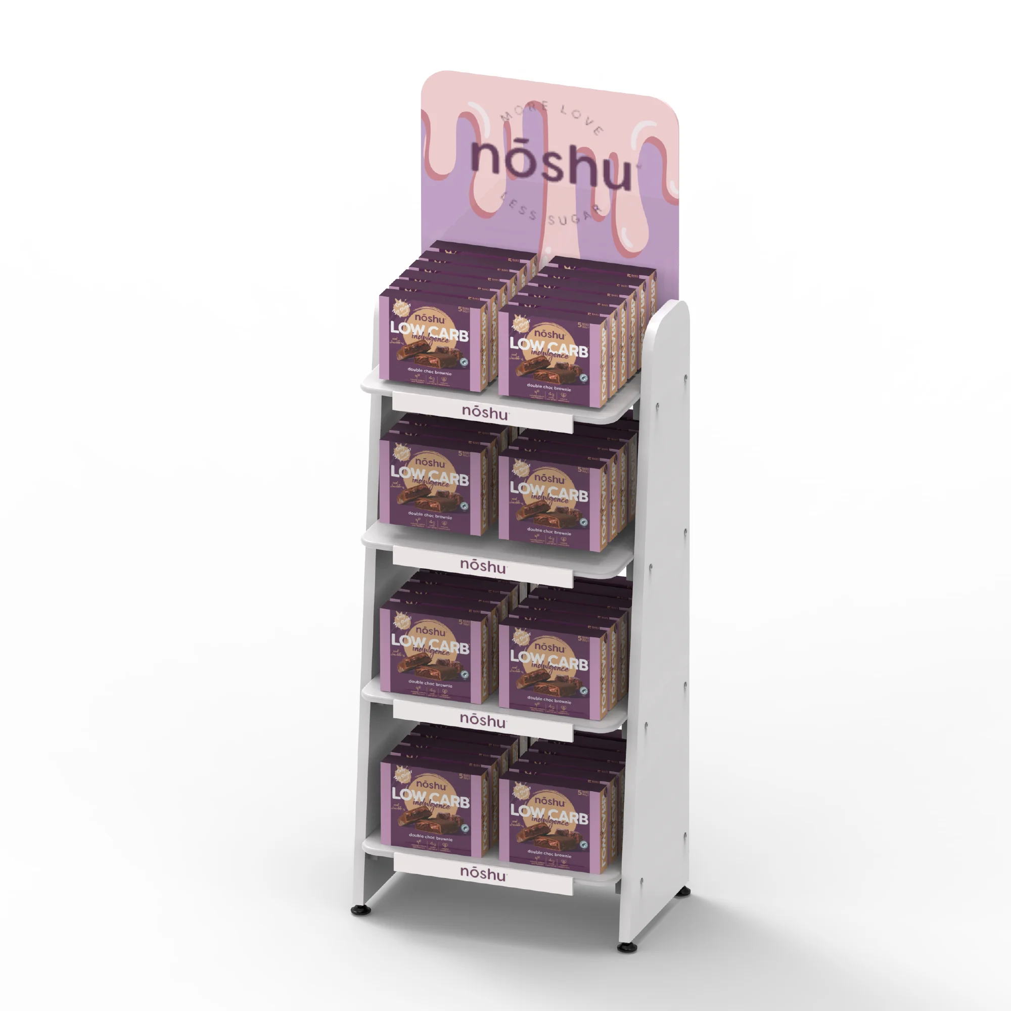 Customizable Store Wood Display Rack for Displaying Beer Laminated Shelves