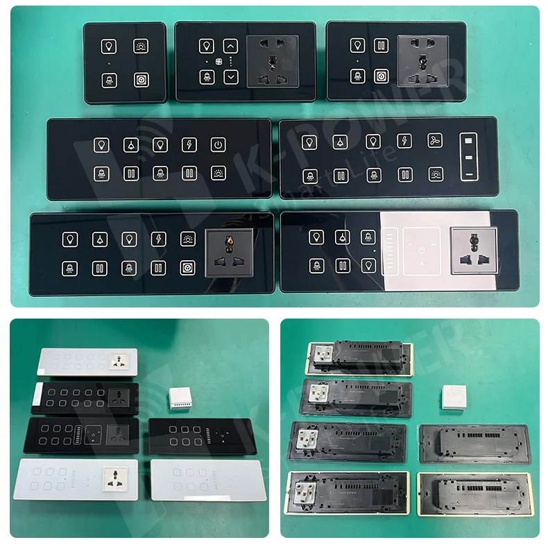 Tuya Smart WIFI India Standard 2M Wall Switch Fan Dimmer Light Control Combo Switch Support Alexa and Google Assistant