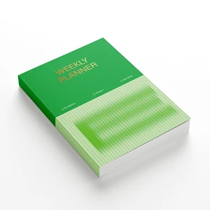 Custom Designed Daily Planner Notebook Undated Blank Pages Personalized Creative Notebooks Sewing Binding