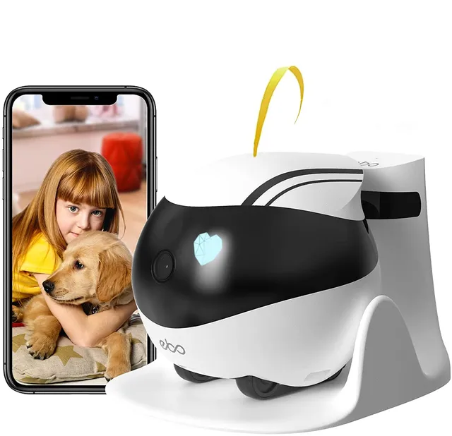 2023 1080p Hd Ebo se Wireless Security Camera Self-charging Moving Pet Companion Robot For Cat