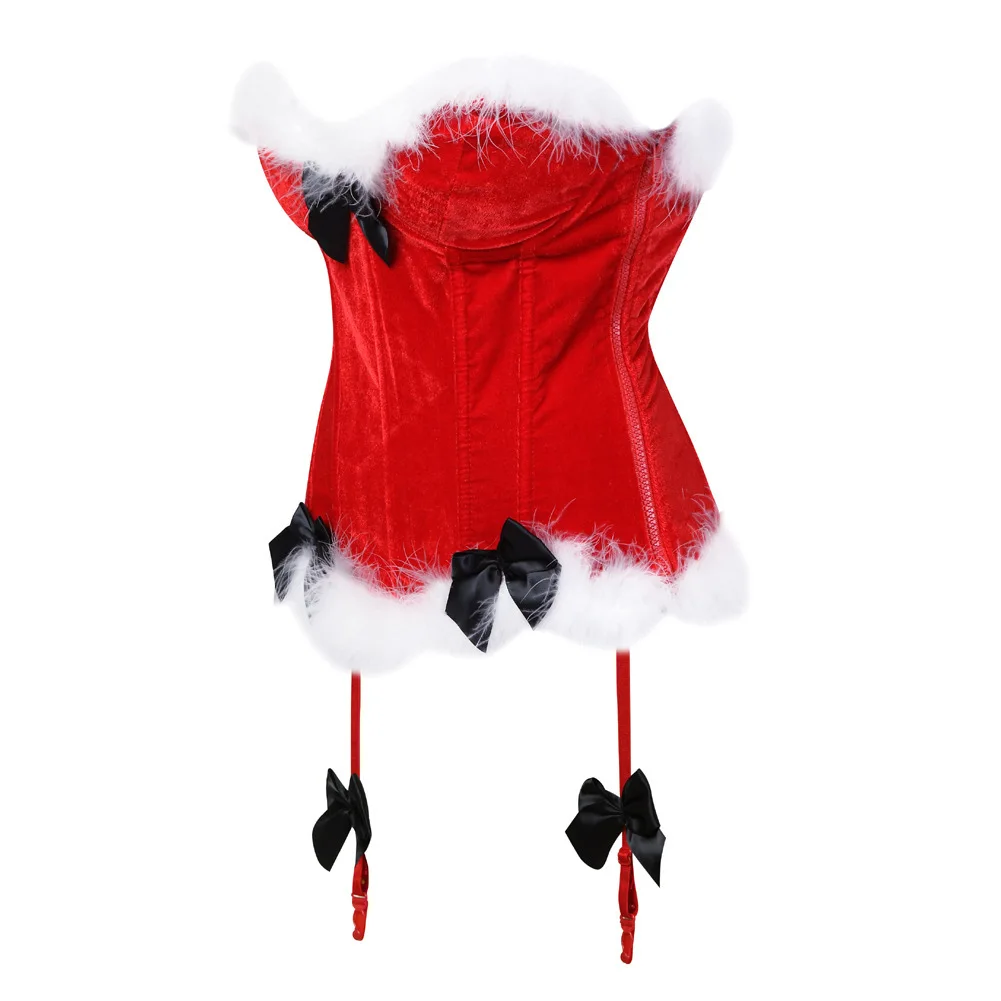 Christmas Lingerie Corset Top Christmas Outfits for Women Red Mrs Santa  Claus Christmas Lingerie Corset Bustier Bodyshaper