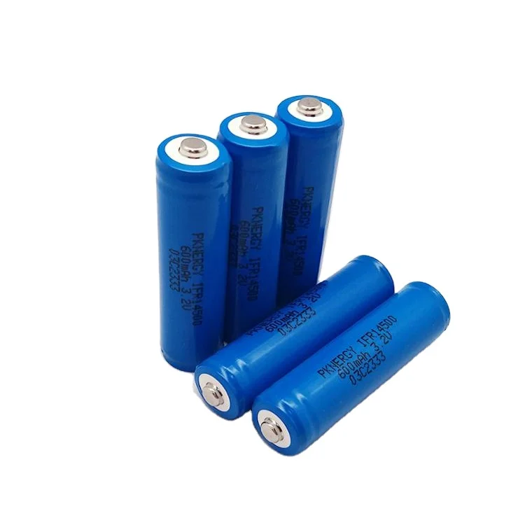 Wholesale Hot selling AA size 14500 battery lifepo4 battery 3.2v 600mah  lifepo4 rechargeable battery From m.