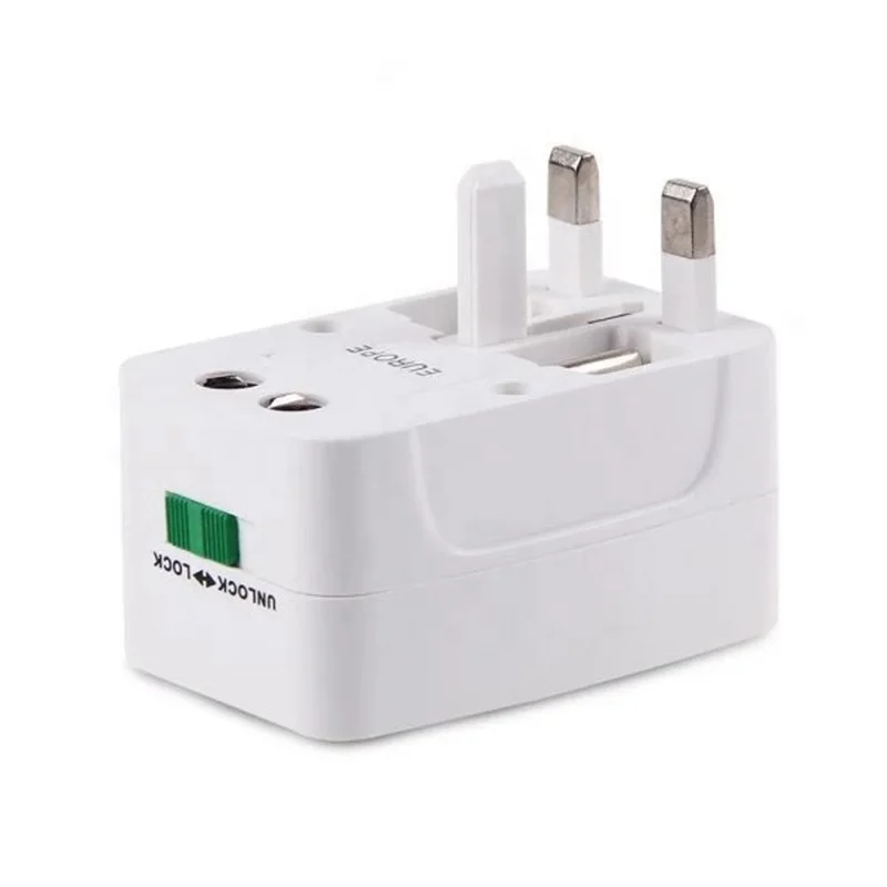 Multifunction Travel Plug Adapter All in One Converter Charger Worldwide Universal US UK AU EU Electrical Power Plug Adapter