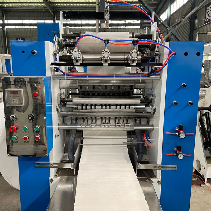 Full Automatic 2 Line Facial Tissue Paper Machine Production Line with Box and Plastic Bag Packing Machine