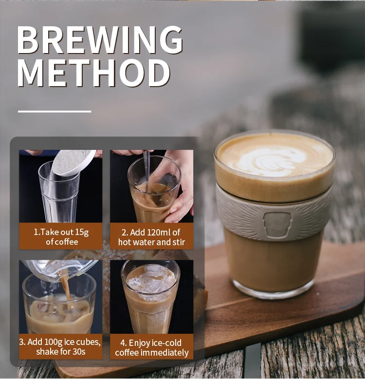 Haccp Halal Instant Coffee 3 In 1 Coffee Powder Brewing Beverage