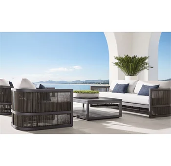 factory luxury hotel villa resort project 6 8 12 seats outdoor dinning table and chair set