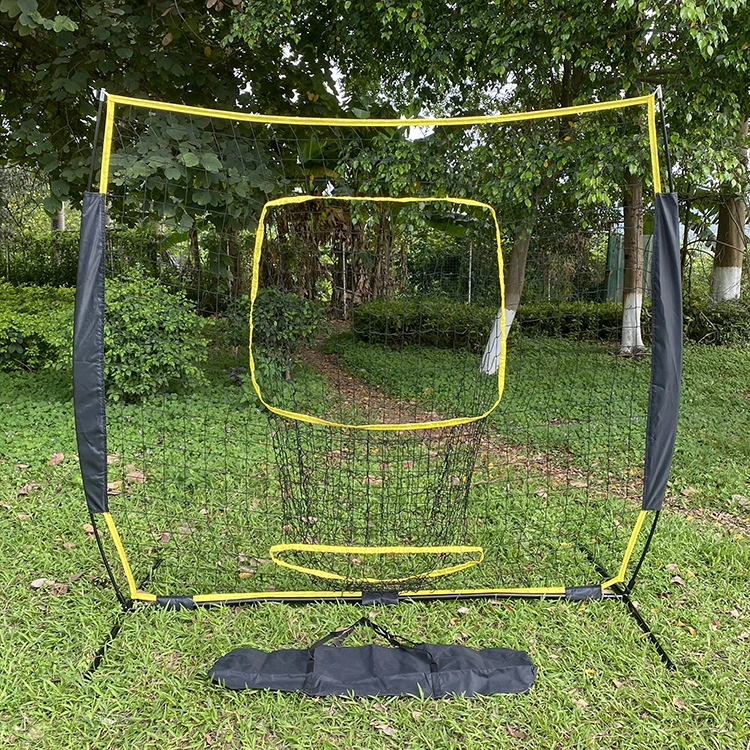 Portable Ball Collection Practice Training Net Pocket Softball Practice Hitting Pitching Batting Quality Baseball Net factory