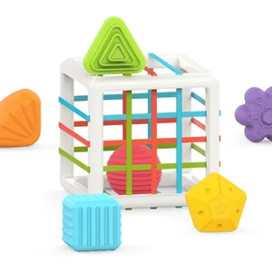 ITTL Baby Early Development Ball Sorting Games Montessori Learning Activity Sensory Toys Shape Sorter for Fine Motor Skills