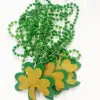 Green and yellow clover pendant green