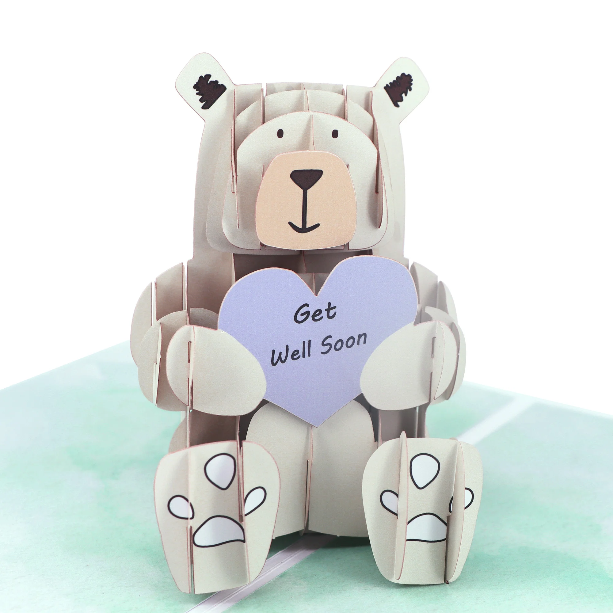 Source WINPSHENG laser cut get well soon gift bears card 3d sympathy pop up  greeting cards on m.
