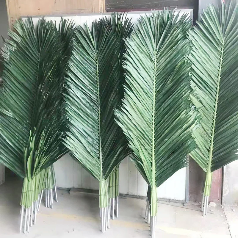 Alibaba.com: Tropical artificial palm leaves, large coconut leaves for  indoor and outdoor decoration : Source landscaping supplies in bulk with  global shipping options