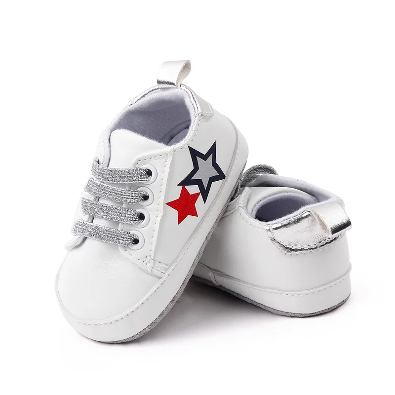 Hot selling cheap white sport newborn infant baby sport shoes for boys and girls factory