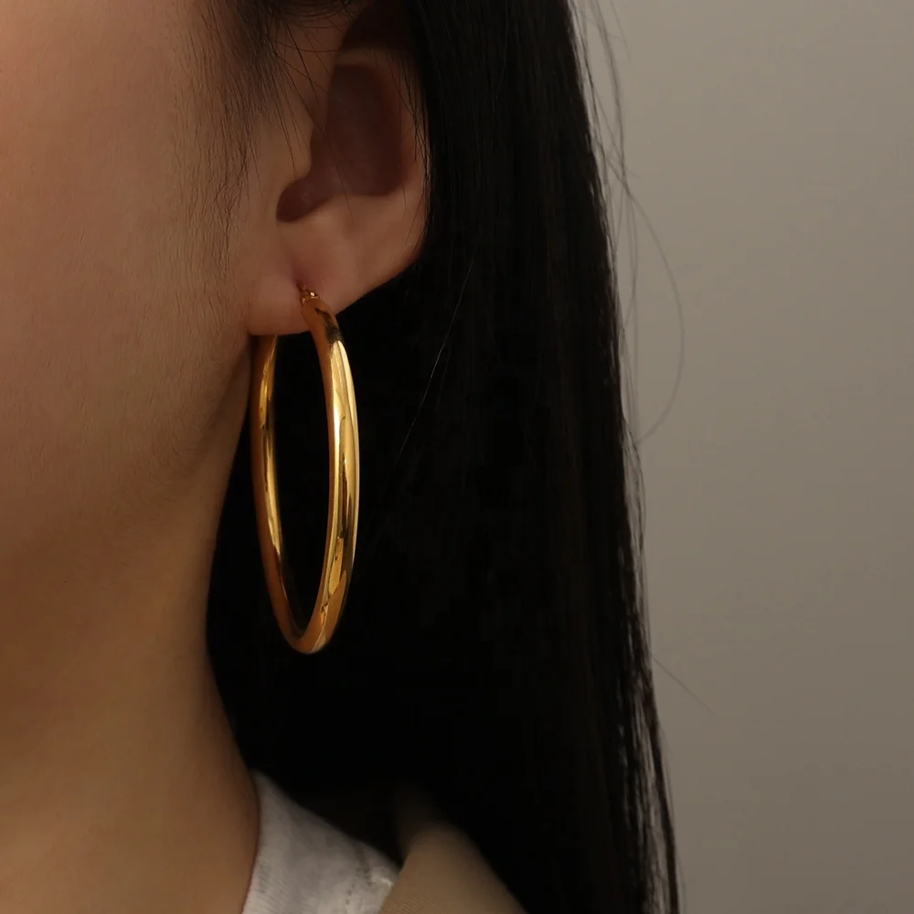 【TATIANA】Ball Ornament Round Hoop Earring EC1970〜ピアス TATIANA】Ball Ornament Round Hoop Earring EC1970〜ピアス