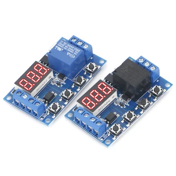 DC 6-30V Support Micro USB 5V LED Display Automation Cycle Delay Timer Control Off Switch Delay Time Relay 6V 9V 12V 24V