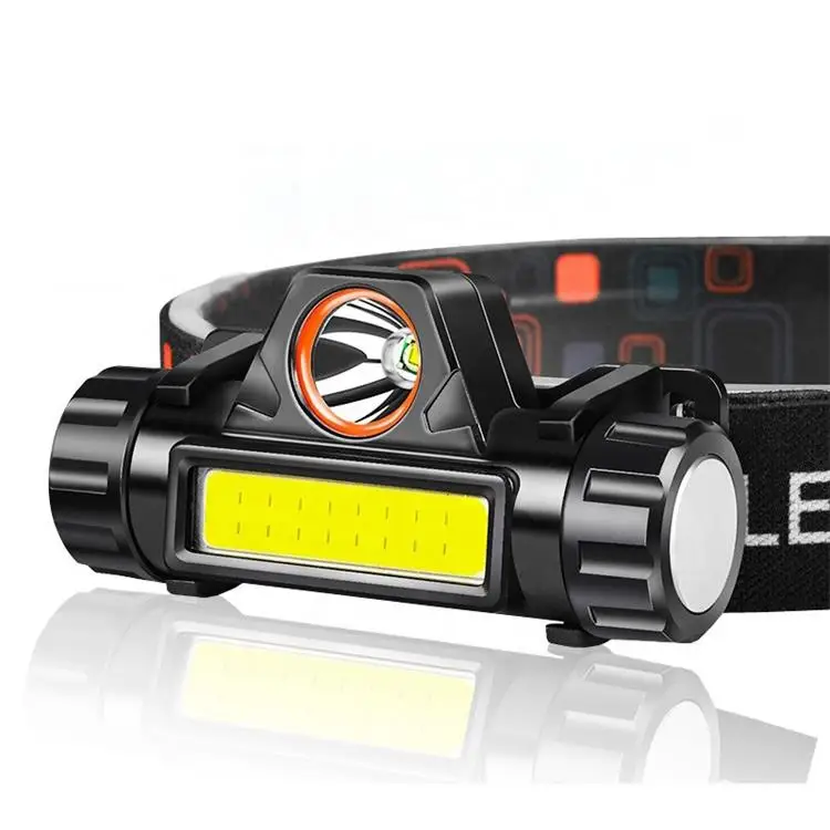 
Водонепроницаемый USB Перезаряжаемый COB XPE UV T6 светодиодный налобный фонарь для охоты рыбалки налобный фонарь 
