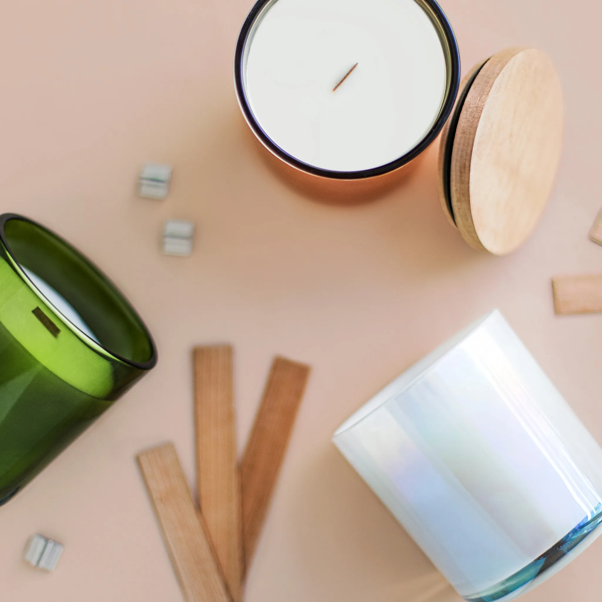 Custom Logo Luxury 12oz Aura Vessel Container Wood Wick Matte Black