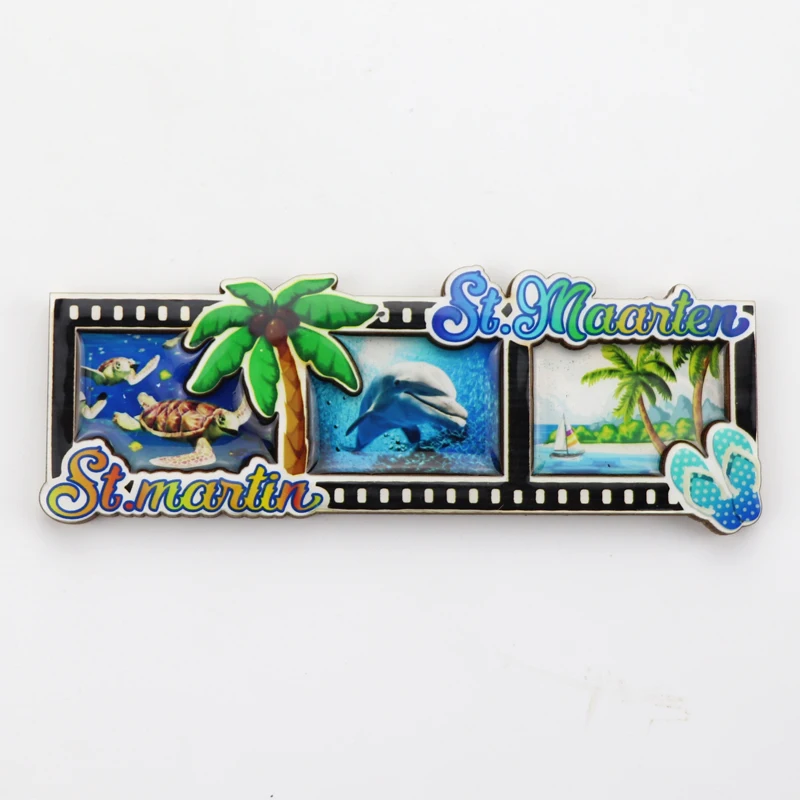 Miami Skyline Fridge Magnet - Florida Travel Memory For Your Refrigerator