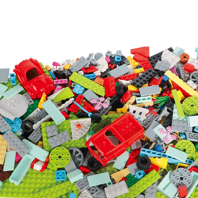 COGO Educational Toy 600 Pcs Compatible ABS Plastic Toy Brick DIY Random Assembly Block Building Block Set for Kids