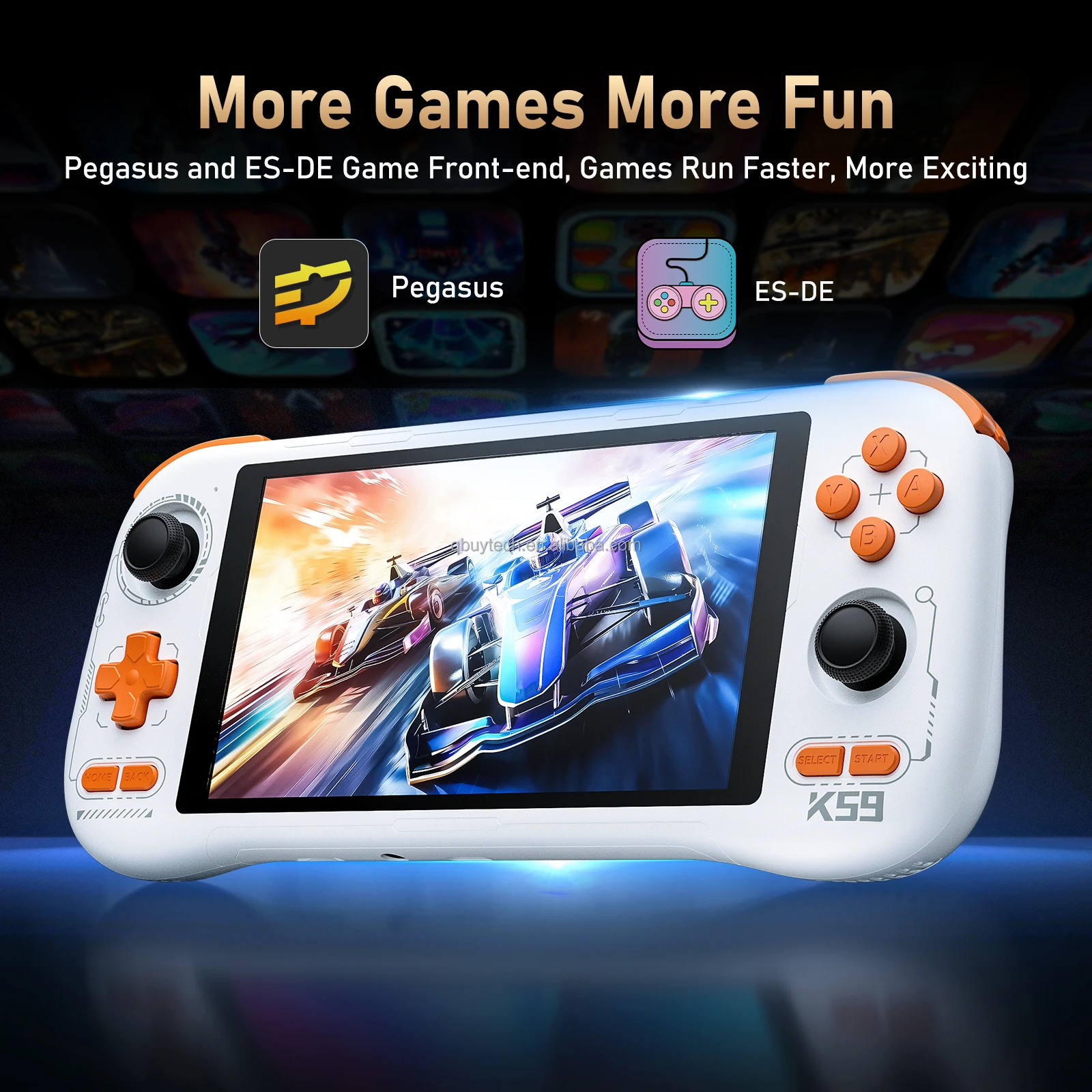 携帯ゲーム12セット Z K59 128GB/64GB ポータブルAndroid 14ハンドヘルドゲーム機 5.5