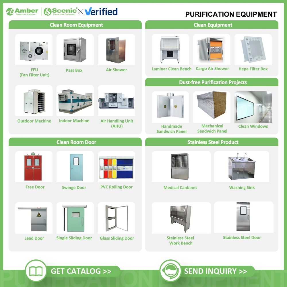 Iso 7 Workshop Gmp Container Ceiling Industry Hospital Prefab Rock Partition Panels Sandwich Prefabricated Modular Clean Room