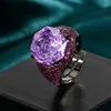 open size Black gold Roland ring
