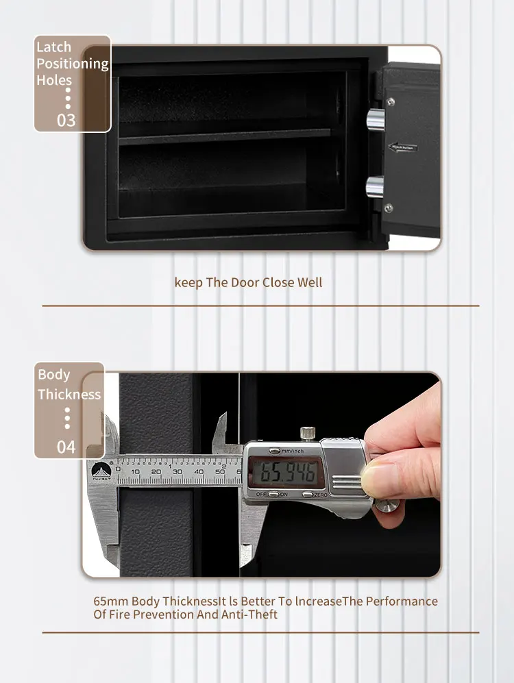 CEQSAFE Safe Box for Store Office Automatic Digital Security Money Fireproof Safe Box factory
