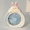 Ventilador de conejo-azul