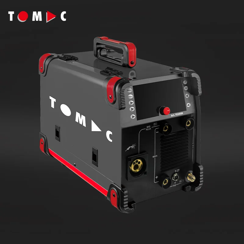 TOMAC 6-in-1 IGBT Multi-Metal Welder 200A  AC/DC TIG/MIG/MMA/PLASMA CUT System ForStainless/Aluminum/Titanium/Copper Truck Tools