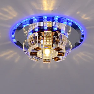 Balcony Downlight Porch Hall Aisle Spot Light  Modern Crystal Small Ceiling Lights for Corridor