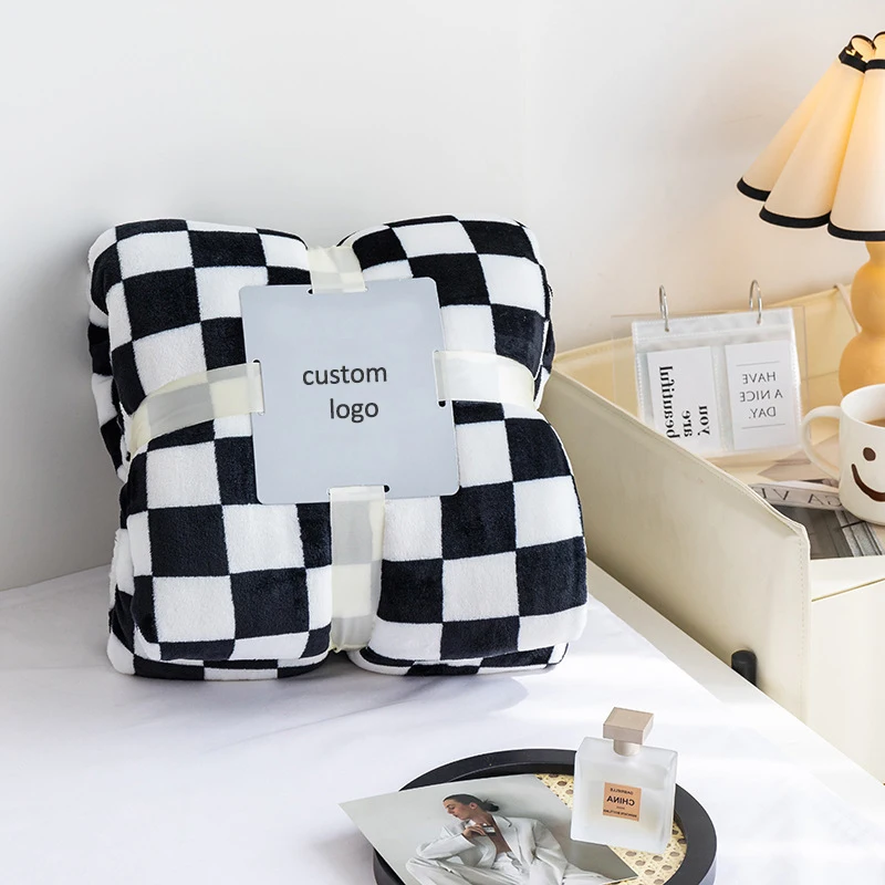 Индивидуальная этикетка индивидуальная печать 100% полиэстер OEKO-TEX флисовое дизайнерское теплое фланелевое одеяло