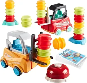 EPT Kids Cognitive Educational Toy Forklift Challenge Children Montessori Balancing Stacking Toys