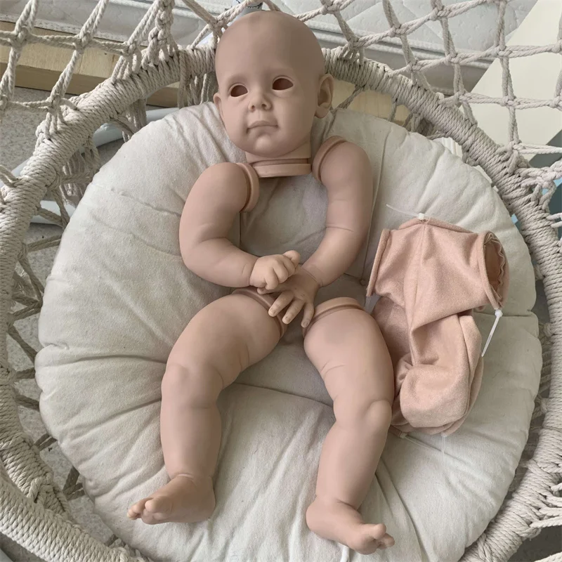 56cm Popular Kit Soft Touch Fresh Color Vinyl Kit Blank Reborn Doll Kits with COA