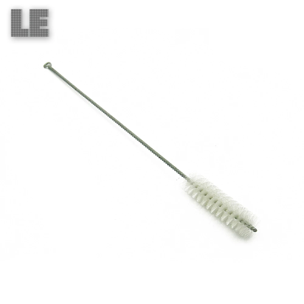 Силиконовые питьевой соломы для очистки кистей с нейлоновой оплеткой трубки/трубы щеточка чистки