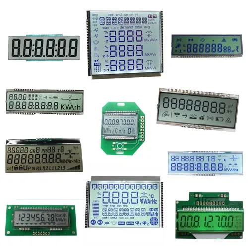 lcd screen manufacturing custom mono tn fstn va black polarizer film 7 segment promgram display thermostat lcd with va screen