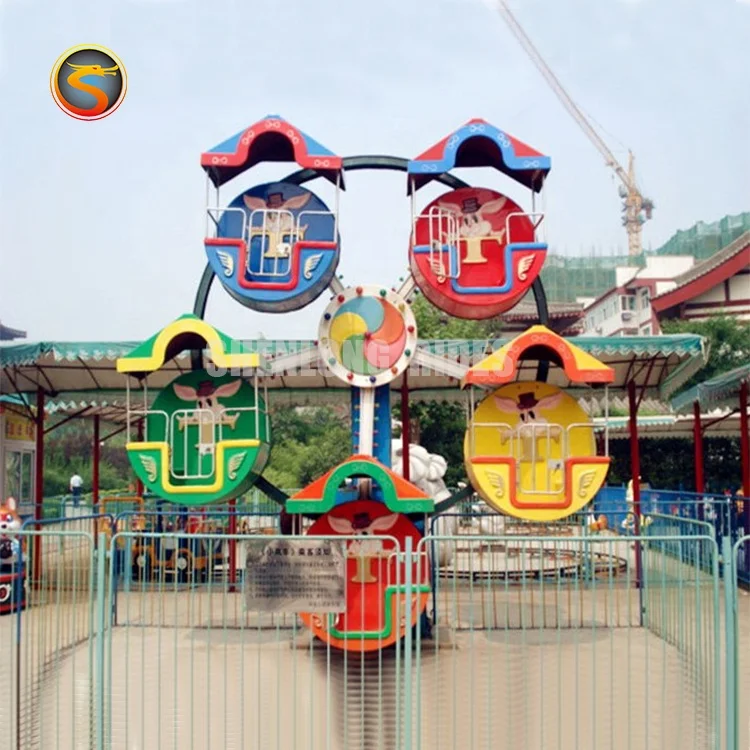 工場価格の遊園地乗り物製造、屋内電動子供用ミニ観覧車アトラクション