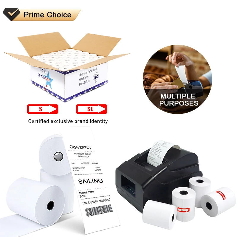 Alibaba.com: 57mm Width 47mm Diameter 31/8*230 Receipt Thermal Paper ...