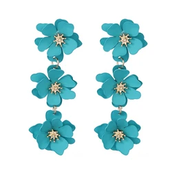 ZX-02 Designer Artificial Fashion Romantic Women Long Ear Jewelry