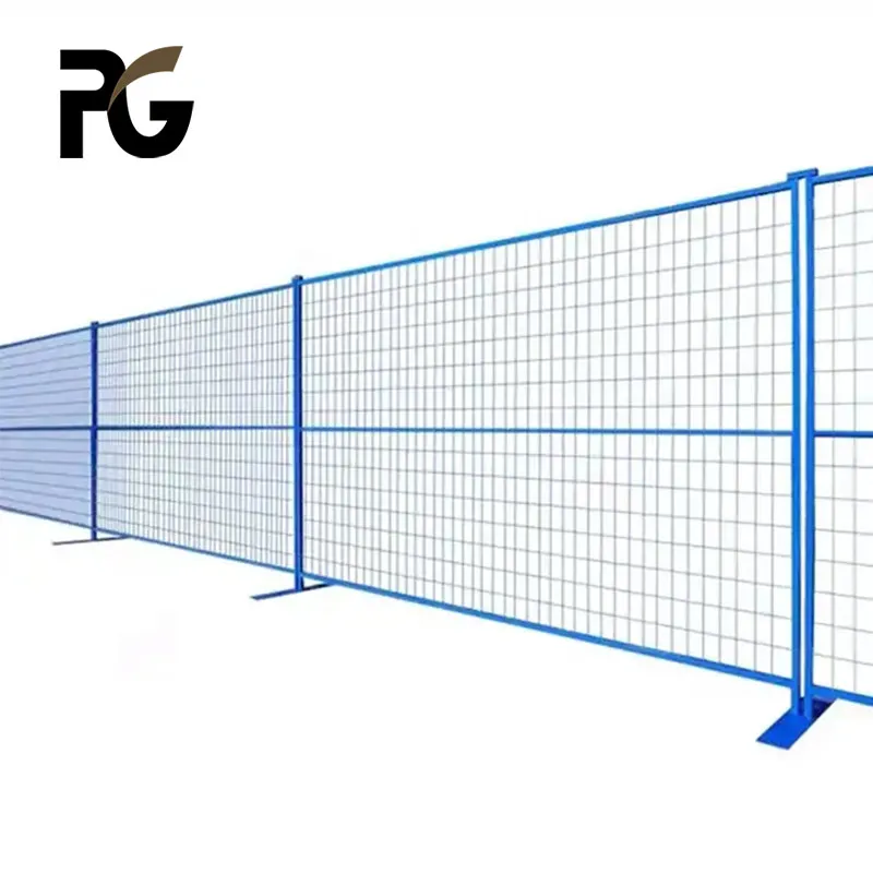 Easily Assembled Waterproof Customized Eco-Friendly Adjustable Canada Temporary Fence Temp Fence Panels