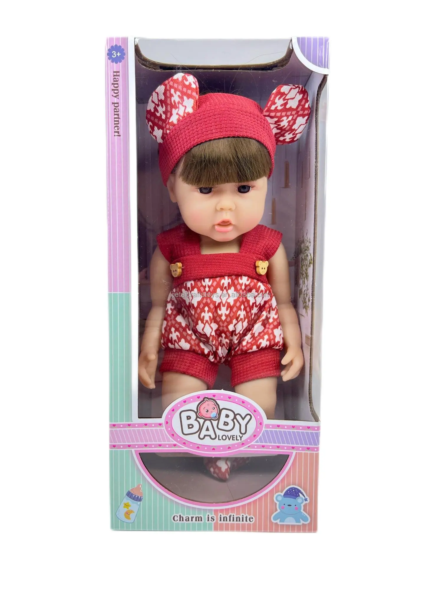 Factory 32 cm Height Lovely Baby Dolls 100% High Quality Vinyl Best Partner for Babies