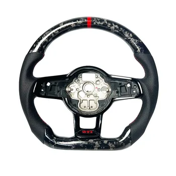 Made in China Wholesale for Audi A3 8v A4 S4 A5 S5 B9 TTTS  Carbon Fiber Steering Wheel Driving Mode and Start Two Buttons