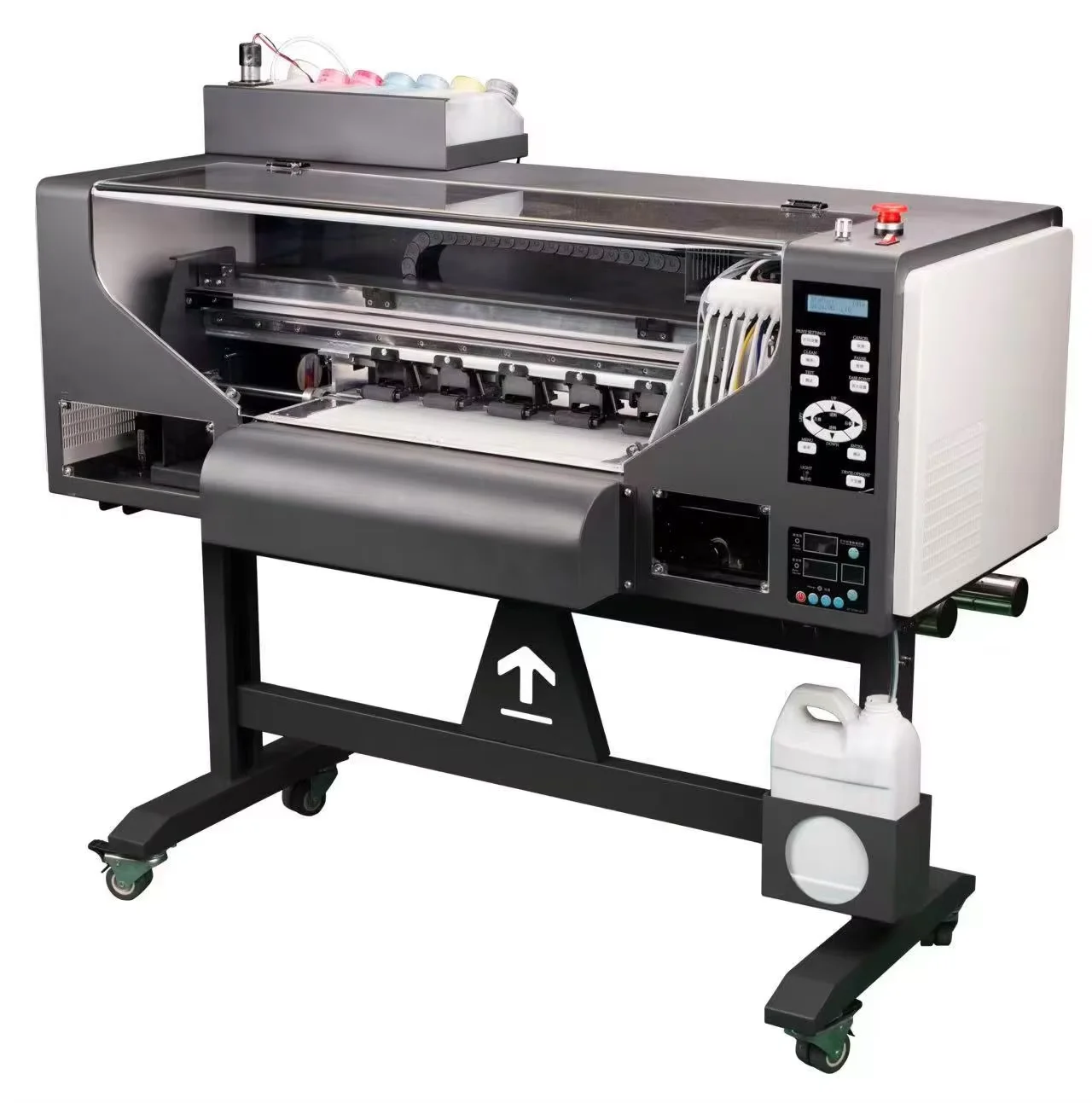 Epson i3200 i1600 XP600 DTF Fabric Printer 42 cm 2-in-1 with DTF Powder Shaker  New Digital Printhead for PET Film Printing